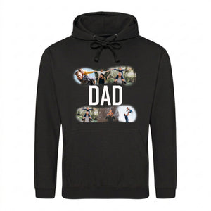 Proud Dad Photo Style Printed father day hoodie