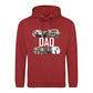 Proud Dad Photo Style Printed father day hoodie