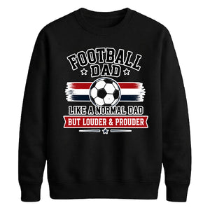 Proud Football Dad Gift Soccer Dad Unisex Sweatshirt FiFa World Cup Mockup Dad