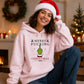 Provocative holiday hand gesture Christmas Unisex Hoodie