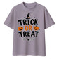 Pumpkin trick or treat graphic Halloween Oversized t-shirt