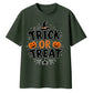 Pumpkin trick or treat graphic Halloween Oversized t-shirt