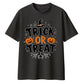 Pumpkin trick or treat graphic Halloween Oversized t-shirt