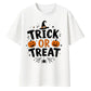 Pumpkin trick or treat graphic Halloween Oversized t-shirt