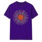 Retro sunburst graphic unisex t-shirt