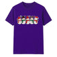 Charming line-up of five snowman Christmas Unisex T-Shirt