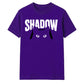 Cute Peeking Cat Shadow Typography Graphic Unisex T-Shirt