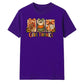 Gingham panels give thanks text Thanksgiving Unisex T-Shirt