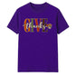 Give thanks block text script Thanksgiving Unisex T-Shirt