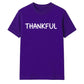 Minimalist THANKFUL block text Thanksgiving Unisex T-Shirt