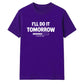 Relatable procrastination loading Funny Memes Unisex T-Shirt