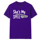 Skeleton hand spell quote graphic Halloween Unisex t-shirt