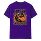 Spooky vampire fangs lips graphic Halloween Unisex t-shirt