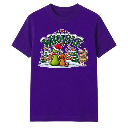 Whoville festive puppy graphic Christmas Unisex T-Shirt