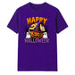 Witch hat pumpkin ghosts graphic Halloween Unisex t-shirt