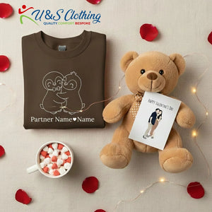 Love Birds Personalised Printed Gift Bundle with Sweatshirt For Her