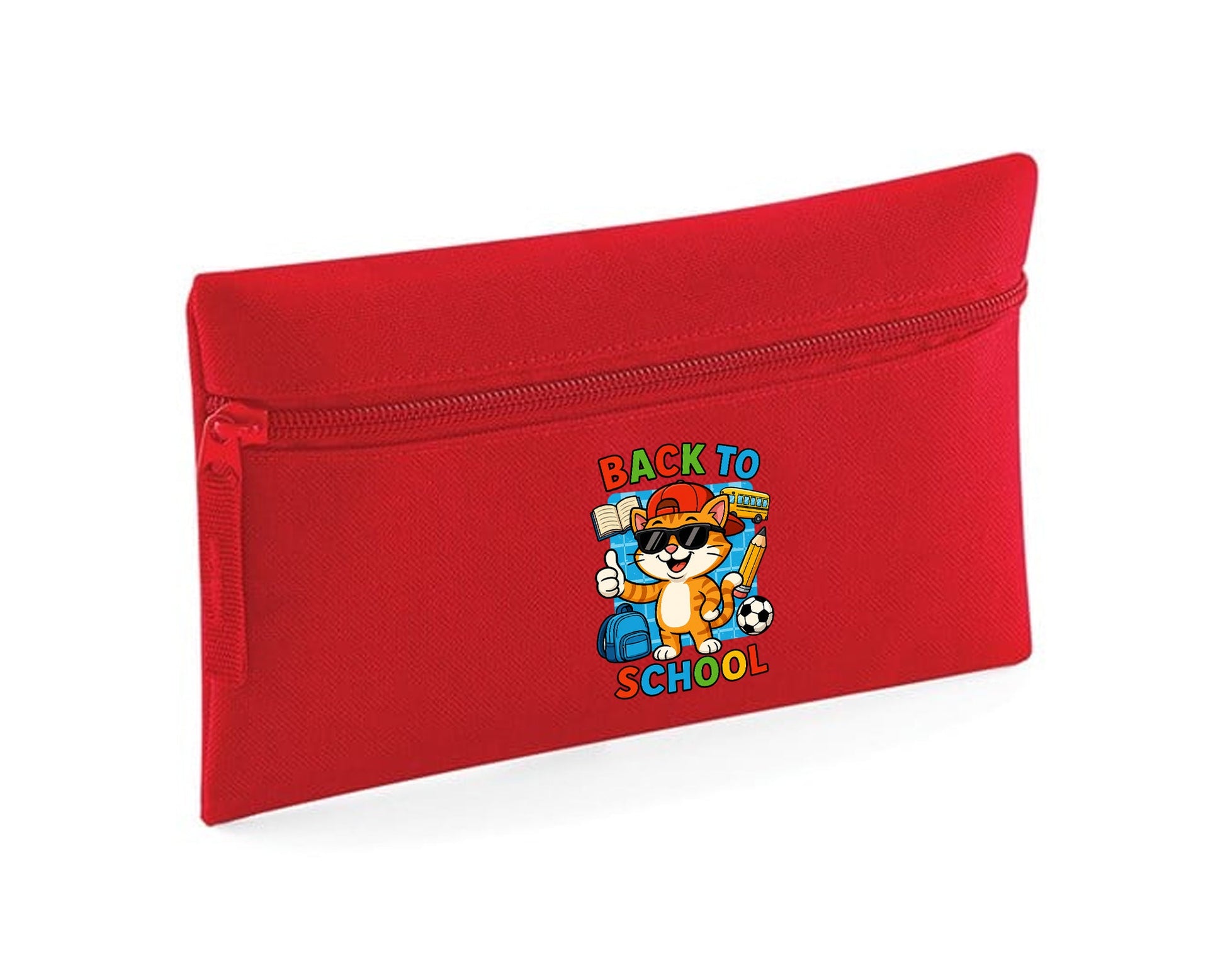 Back To School Cat Pencil Case, Adorable Stationery Storage For Kids & Teens, Back To School Essential For Cat Lovers M8485