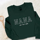 Embroidered Nana Sweatshirt, Custom Kids Name Matching Sweater, Personalised Name Crewneck Jumper, Grandma Sweatshirt, Nana Birthday Gifts
