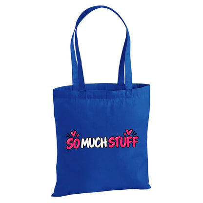 Quirky bubble quote so much stuff cotton canvas Tote Bag