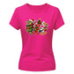 Quirky coastal animals graphic Christmas Ladies T-Shirt