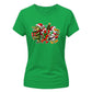 Quirky coastal animals graphic Christmas Ladies T-Shirt