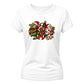Quirky coastal animals graphic Christmas Ladies T-Shirt
