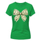 Quirky Money Banknote Bow Graphic Ladies T-Shirt