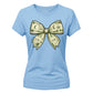 Quirky Money Banknote Bow Graphic Ladies T-Shirt