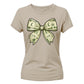 Quirky Money Banknote Bow Graphic Ladies T-Shirt