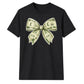 Quirky Money Banknote Bow Graphic Unisex T-Shirt