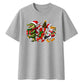 Quirky swamp animals graphic Christmas Oversized T-Shirt