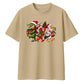 Quirky swamp animals graphic Christmas Oversized T-Shirt