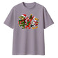 Quirky swamp animals graphic Christmas Oversized T-Shirt