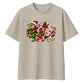 Quirky swamp animals graphic Christmas Oversized T-Shirt