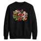 Quirky swamp wildlife holiday Christmas Unisex Sweatshirt