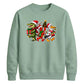 Quirky swamp wildlife holiday Christmas Unisex Sweatshirt