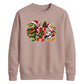 Quirky swamp wildlife holiday Christmas Unisex Sweatshirt