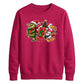 Quirky swamp wildlife holiday Christmas Unisex Sweatshirt