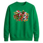 Quirky swamp wildlife holiday Christmas Unisex Sweatshirt