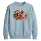 Quirky swamp wildlife holiday Christmas Unisex Sweatshirt