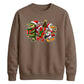 Quirky swamp wildlife holiday Christmas Unisex Sweatshirt