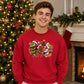 Quirky swamp wildlife holiday Christmas Unisex Sweatshirt
