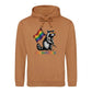 Raccoon Celebrates Pride Flag Pride Month Unisex Hoodie