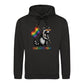 Raccoon Celebrates Pride Flag Pride Month Unisex Hoodie