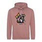 Raccoon Celebrates Pride Flag Pride Month Unisex Hoodie