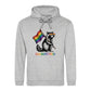 Raccoon Celebrates Pride Flag Pride Month Unisex Hoodie