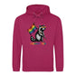 Raccoon Celebrates Pride Flag Pride Month Unisex Hoodie
