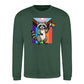 Raccoon Pride Flag Parade Pride Month Unisex Sweatshirt