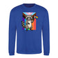 Raccoon Pride Flag Parade Pride Month Unisex Sweatshirt