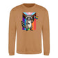 Raccoon Pride Flag Parade Pride Month Unisex Sweatshirt